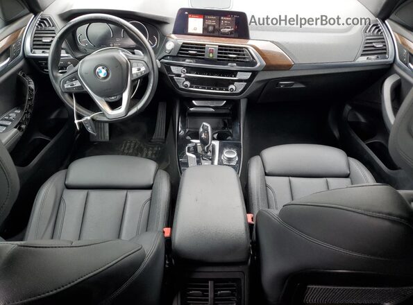 5UXTY3C05M9F61235 2021 BMW X3 Black Սարքավորումների վահանակի տեսք