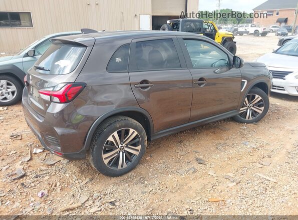 JA4AP4AU3LU012174 2020 MITSUBISHI OUTLANDER SPORT Черный Задняя правая четверть