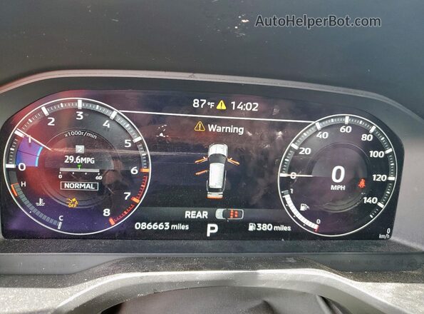 JA4J3VA88PZ036760 2023 MITSUBISHI OUTLANDER Белый Вид щитка приборов