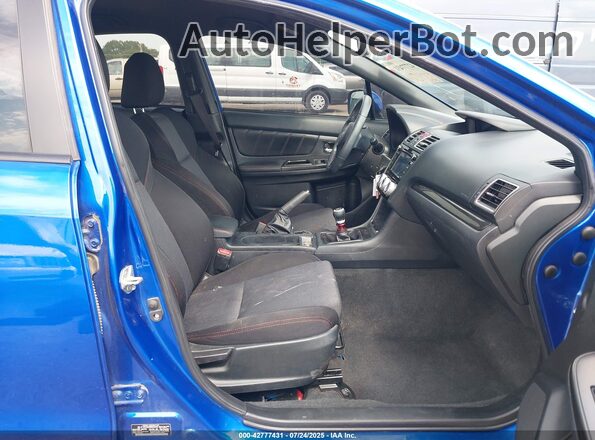 JF1VA1A65M9804409 2021 SUBARU WRX Синий Вид салона спереди