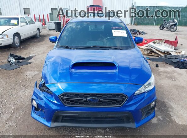 JF1VA1A65M9804409 2021 SUBARU WRX Синий Вид задней части салона