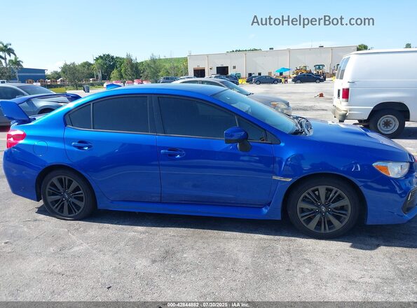 JF1VA1C68L9830644 2020 SUBARU WRX Синий Вид задней части салона