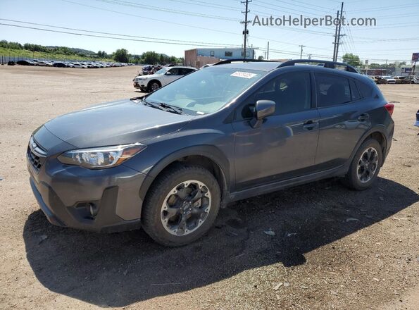 JF2GTAPC2M8287717 2021 SUBARU CROSSTREK Gray Przód lewy