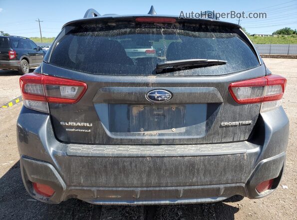 JF2GTAPC2M8287717 2021 SUBARU CROSSTREK Gray Widok z tyłu