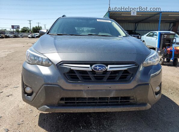 JF2GTAPC2M8287717 2021 SUBARU CROSSTREK Gray Widok z przodu