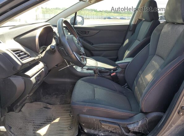 JF2GTAPC2M8287717 2021 SUBARU CROSSTREK Gray Widok wnętrza z przodu