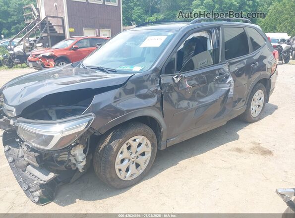 JF2SKADC3MH530758 2021 SUBARU FORESTER Серый Передняя левая четверть