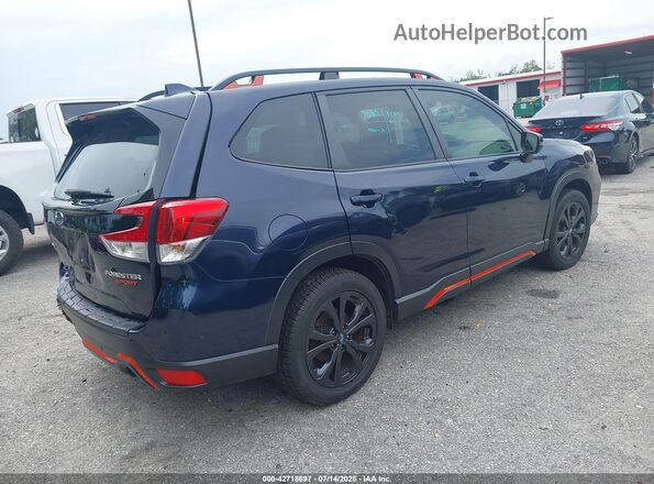 JF2SKARC0MH437804 2021 SUBARU FORESTER Dark Blue Tył prawy