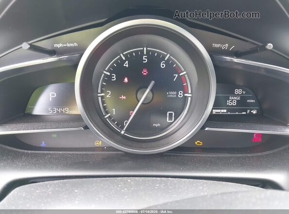 JM1DKFB76M1505968 2021 MAZDA CX-3 Синий Вид задних сидений
