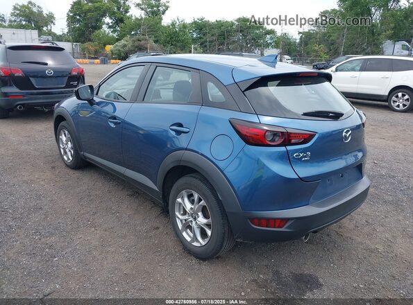 JM1DKFB76M1505968 2021 MAZDA CX-3 Синий Задняя левая четверть