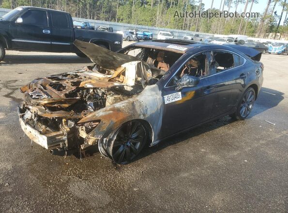 JM1GL1VM4L1523348 2020 MAZDA 6 Blue Przód lewy