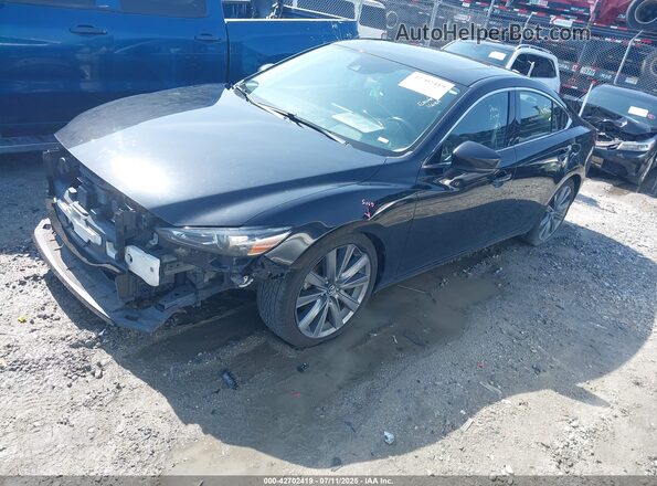 JM1GL1VM7L1514644 2020 MAZDA 6 Черный Передняя левая четверть