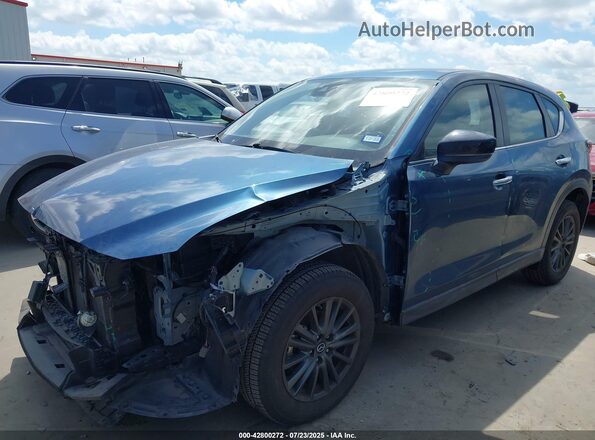 JM3KFABM0M0403969 2021 MAZDA CX-5 Синий Передняя левая четверть
