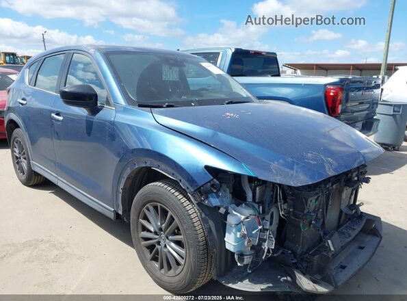 JM3KFABM0M0403969 2021 MAZDA CX-5 Синий Передняя правая четверть