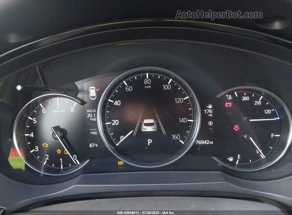 JM3TCADY9L0413296 2020 MAZDA CX-9 Gray Widok tylnych siedzeń