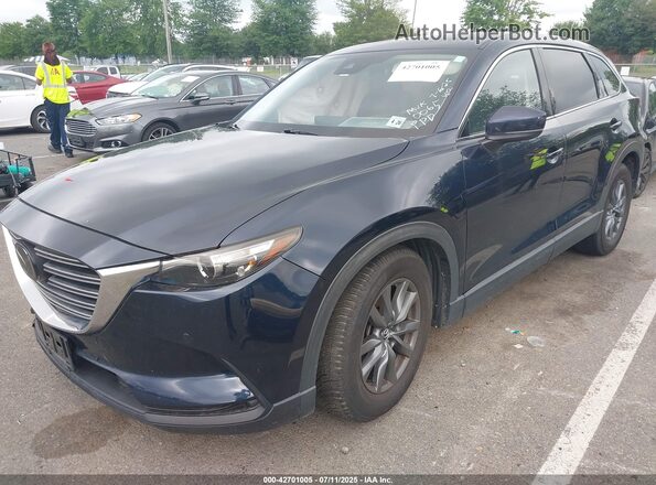 JM3TCBCY9M0520065 2021 MAZDA CX-9 Синий Передняя левая четверть
