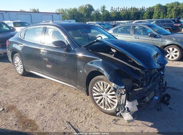 JN1AY1PR2KM655007 2019 INFINITI Q70L Black Przód prawy
