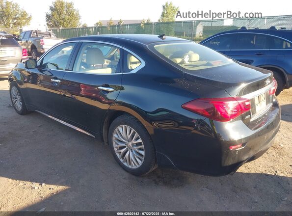 JN1AY1PR2KM655007 2019 INFINITI Q70L Black Tył lewy