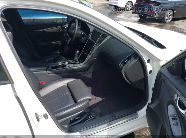 JN1EV7AR0LM254076 2020 INFINITI Q50 White Widok wnętrza z przodu