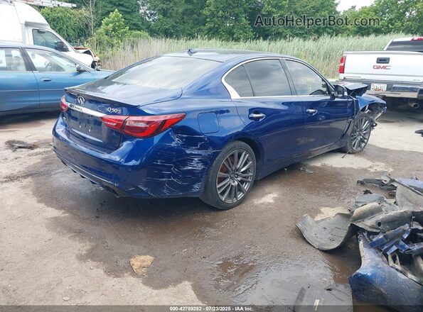 JN1FV7AR2LM660445 2020 INFINITI Q50 Blue Tył prawy
