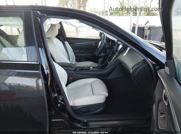 JN1FV7DR1MM880558 2021 INFINITI Q50 Black Widok wnętrza z przodu