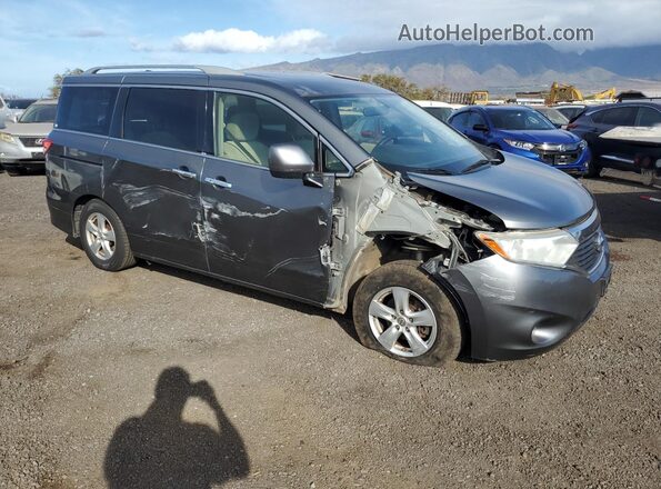 JN8AE2KP4G9156547 2016 NISSAN QUEST Серый Передняя правая четверть