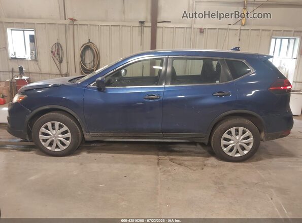 JN8AT2MV6KW371830 2019 NISSAN ROGUE Синий Панорамный вид салона 360°
