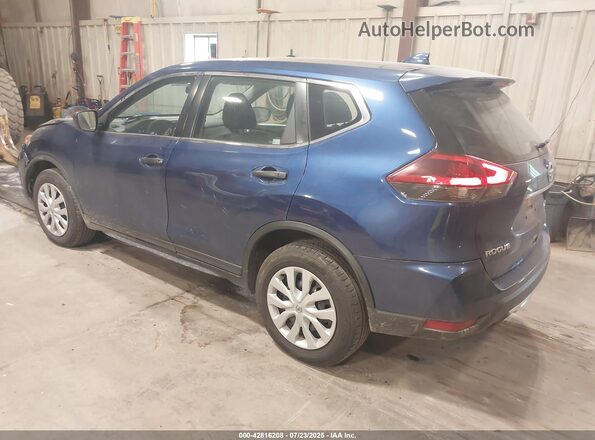 JN8AT2MV6KW371830 2019 NISSAN ROGUE Синий Задняя левая четверть
