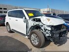 2023 Nissan Armada Sv 2wd White vin: JN8AY2ACXP9180129