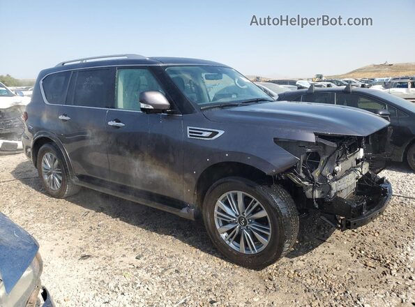 JN8AZ2AF7R9765261 2024 INFINITI QX80 Gray Delantero derecho