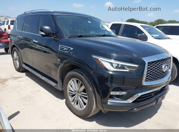 JN8AZ2NF0L9703864 2020 INFINITI QX80 Черный Передняя правая четверть