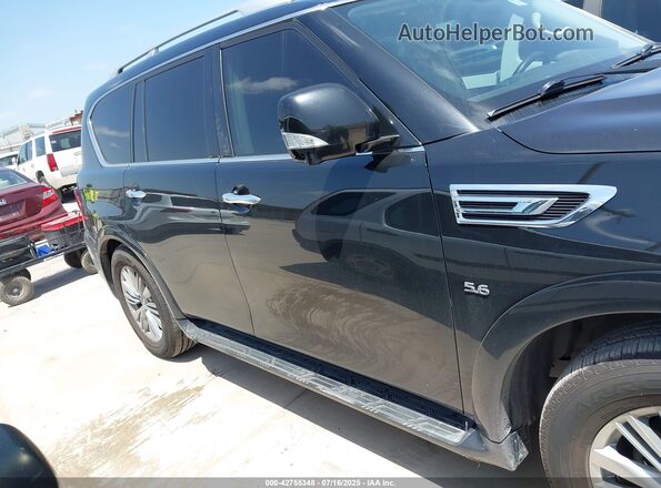 JN8AZ2NF0L9703864 2020 INFINITI QX80 Черный Вид задней части салона