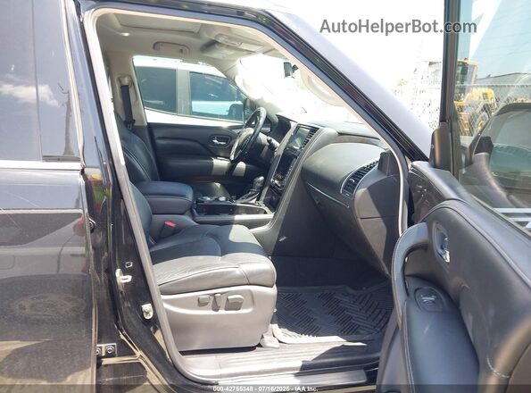 JN8AZ2NF0L9703864 2020 INFINITI QX80 Черный Вид салона спереди