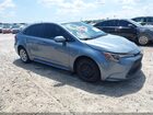 2021 Toyota Corolla Le Light Blue vin: JTDEPMAE0MJ180485