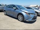 2021 Toyota Corolla Le Light Blue vin: JTDEPMAE9MJ187404
