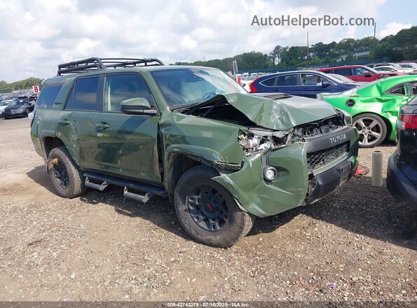 JTEBU5JR7L5817539 2020 TOYOTA 4RUNNER Зеленый Передняя правая четверть