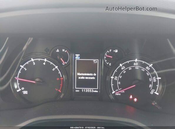 JTEEU5JR4M5232240 2021 TOYOTA 4RUNNER Серебряный Вид задних сидений