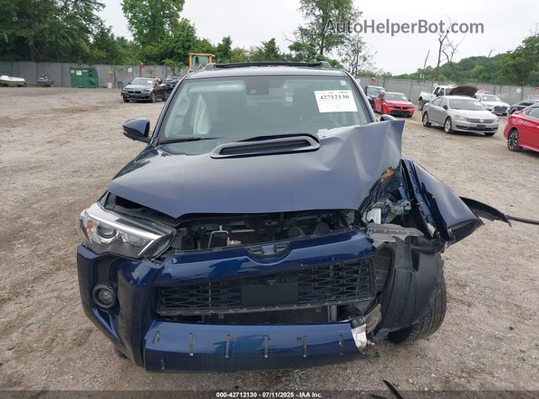 JTERU5JR8R6223074 2024 TOYOTA 4RUNNER Blue წინა პანელის ხედი