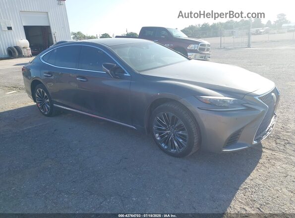 JTHB51FF1J5004427 2018 LEXUS LS 500 Gray წინა მარჯვენა