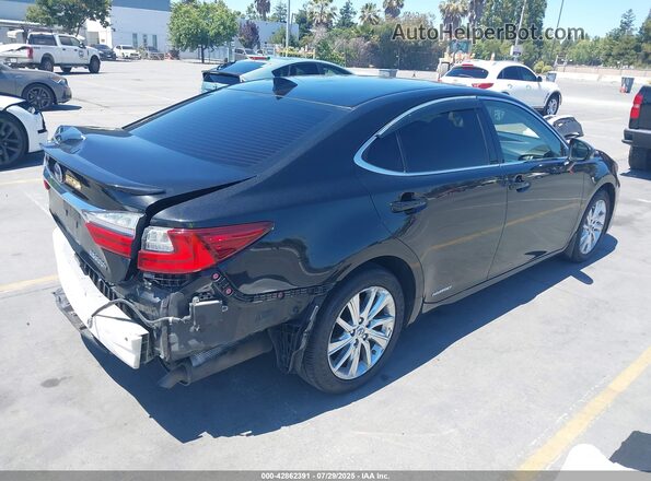 JTHBW1GG8G2111103 2016 LEXUS ES 300H Черный Задняя правая четверть