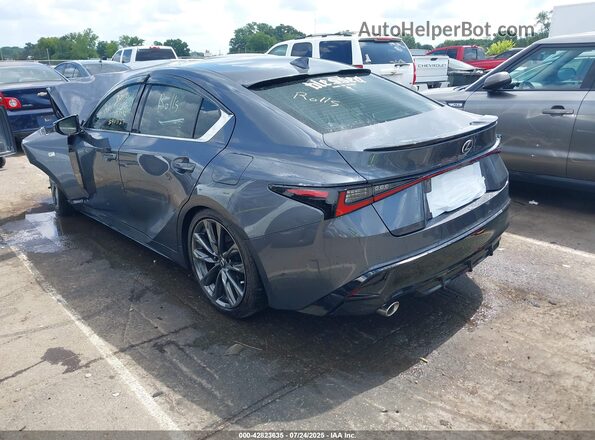 JTHGZ1B20P5067332 2023 LEXUS IS Gray Trasero izquierdo