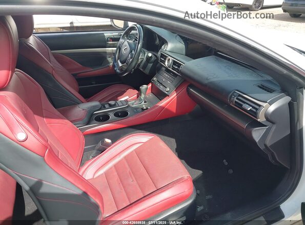 JTHHA5BC4H5006501 2017 LEXUS RC 200T White Vista interior delantera