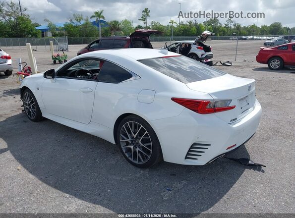 JTHHA5BC4H5006501 2017 LEXUS RC 200T White Trasero izquierdo