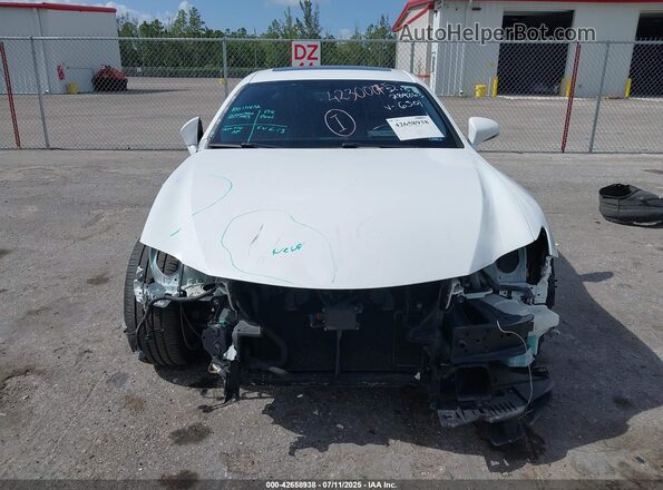 JTHHA5BC4H5006501 2017 LEXUS RC 200T White Vista interior trasera