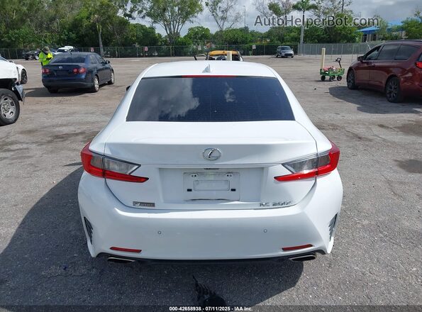 JTHHA5BC4H5006501 2017 LEXUS RC 200T White 
