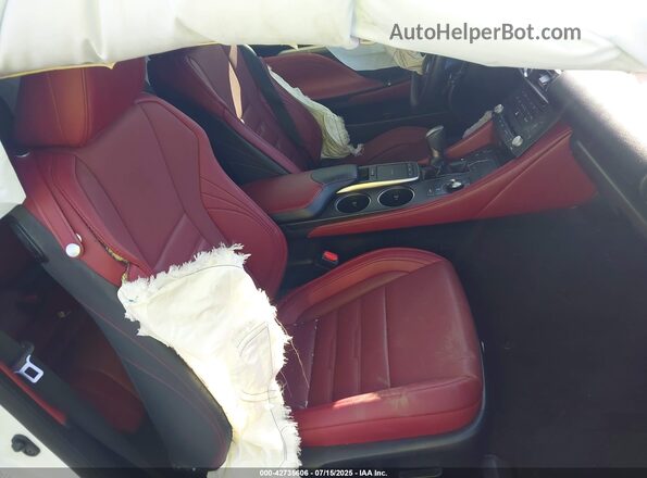 JTHHZ5BC0J5018546 2018 LEXUS RC White Front interior view