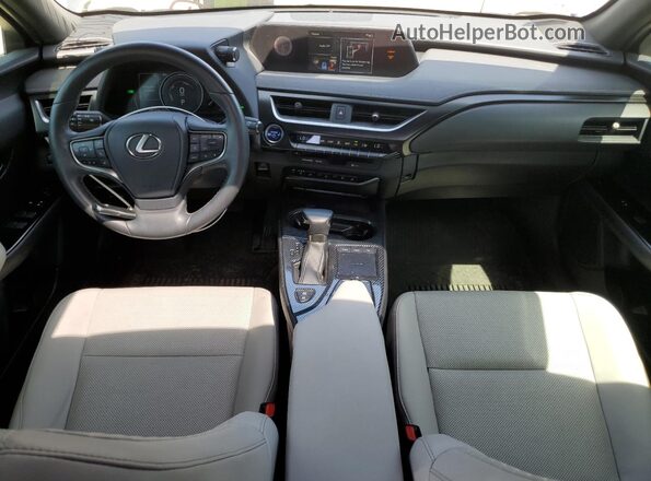 JTHP9JBH5L2020233 2020 LEXUS UX Gray Vista del salpicadero