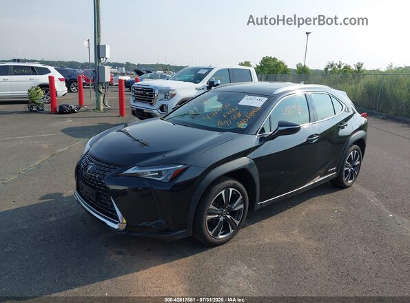 JTHP9JBH5M2053329 2021 LEXUS UX 250H Черный Передняя левая четверть
