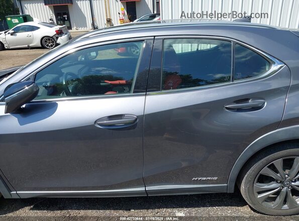 JTHR9JBH4M2052486 2021 LEXUS UX 250H Gray Widok wnętrza z tyłu