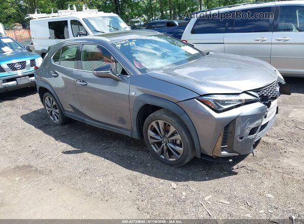 JTHR9JBH4M2052486 2021 LEXUS UX 250H Gray Przód prawy